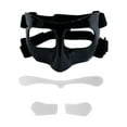 thumbnail image 1 of koolsoo Basketball Adjustable Strap Face Nose Guard for Boxing Softball Workout Black Clear Sticker, 1 of 9