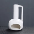 thumbnail image 2 of 1pc Ceramic Multifunctional Home Decor Palo Santo Holder Sage Burner Incense Burner with Chimney & Handle (Without Incense), 2 of 7