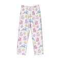 thumbnail image 5 of Balery Easter Colorful Rabbit print Men's Pajama Pants,Ultra Lightweight Pjs,Lounge Pant-XX-Large, 5 of 9