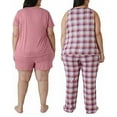 thumbnail image 7 of Eddie Bauer Womens 4-Piece Pajama Set Size: M, Color: Tea Rose, 7 of 7