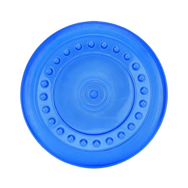 Guardoinrt Jouet pour Animaux de Compagnie Interactif Jardin Pelouse Jeu Jeu Formation Bite Résistant Volant Disque Sport Jouets Animaux de Compagnie Fournitures Bleu M