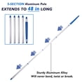 thumbnail image 4 of YouLoveIt Pool Cleaning Set Swimming Pool Cleaning Pool Pole Pool Skimmer Net and Floating Swimming Pool Thermometer Cleaning Kit Pool Accessories Tool, 4 of 8