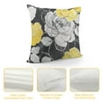 thumbnail image 4 of Nawypu  Throw Pillow Covers,Two Sided Print Sunflower Dahlia Decorative Pillows Case Cushion Cover for Home Couch Sofa Car (Sunflower&amp;Yellow), 4 of 5