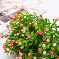 thumbnail image 2 of Simulación Gypsophila Milanese Gránulos Plástico Flores Artificiales Sala Dormitorio Decoración Plantas Verdes Flores Decorativas En Maceta (Rosa), 2 of 4