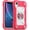 Hot Pink, variant on Compatible with iPhone XR Case 6.1 Inch with Ring Stand, Heavy-Duty Military Grade Shockproof Phone Cover with Magnetic Car Mount for iPhone XR 6.1. (Avocado)