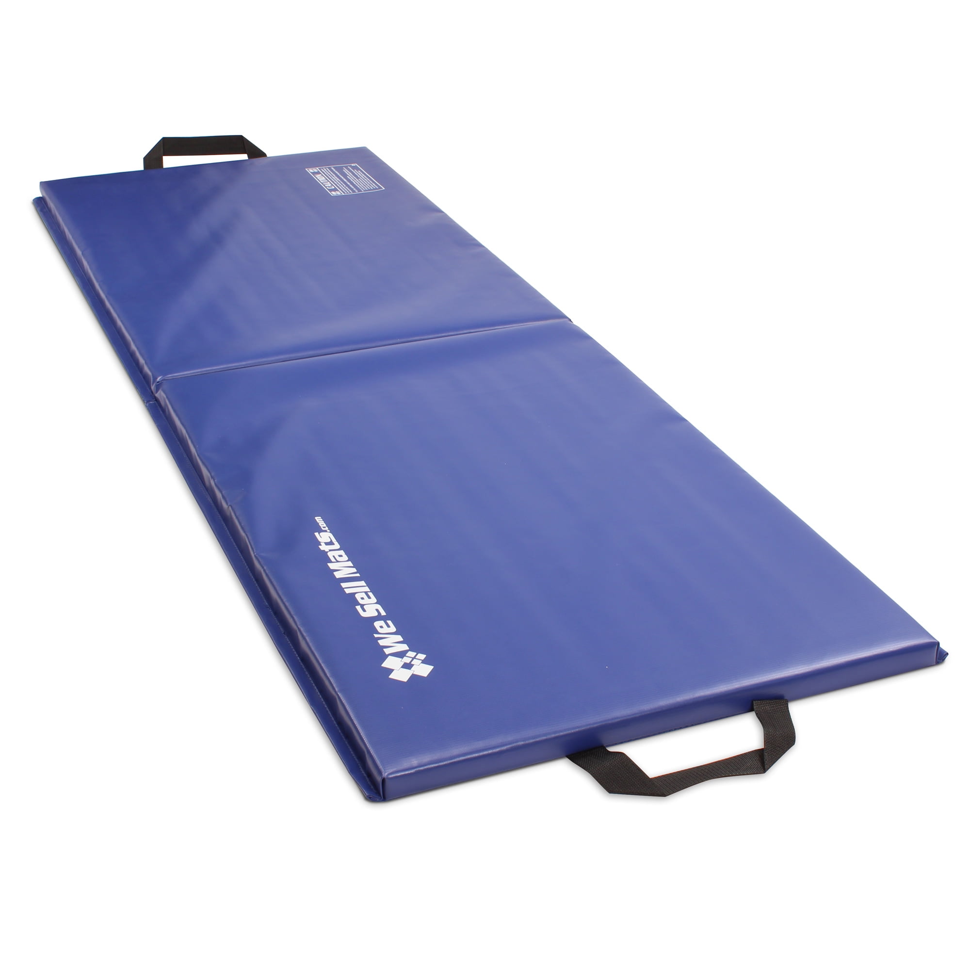 We Sell Mats 2� x 6� Folding Exercise Mat, Blue Walmart