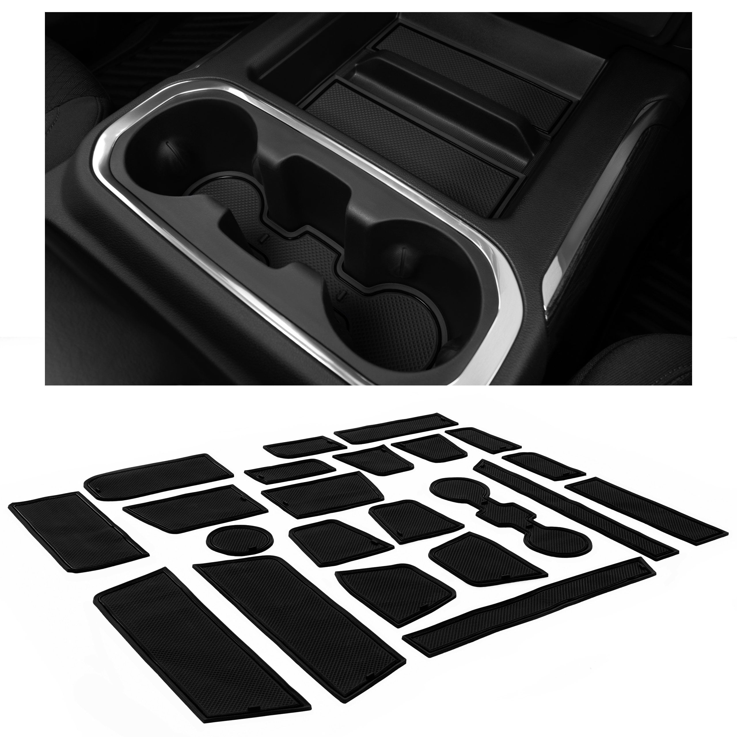 CupHolderHero for Chevy Silverado 1500 and GMC Sierra Accessories 2019