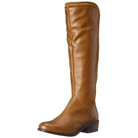 UPC 884886692623 product image for Naughty Monkey Womens Everlasting Leather Stacked Heel Riding Boots | upcitemdb.com