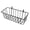 black, variant on Namzi 2-piece heavy metal rabbit hay feeder, hanging rabbit hay rack with hook cage, rabbit, guinea pig, pig, ferret accessories (9.1 x 3.9 x 3 inches) - white