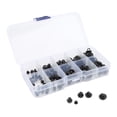 thumbnail image 1 of Toy Eyes, Black Round Doll Eyes Wide Application Multi Sizes Resin Convenient Simple With Box For Doll DIY, 1 of 8