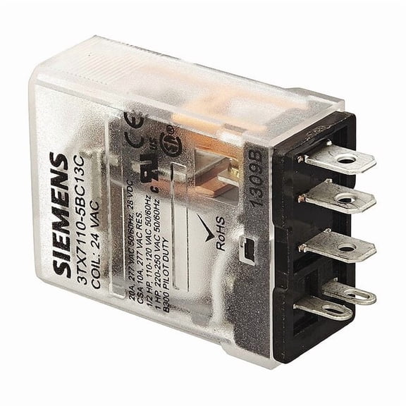 Siemens Plug-In Relay, 24V AC, 15 A, 5 Pins 3TX7110-5BC13C