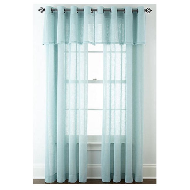 Jcpenney Home Bayview Grommet Top Sheer Panel 50 In X 95 In