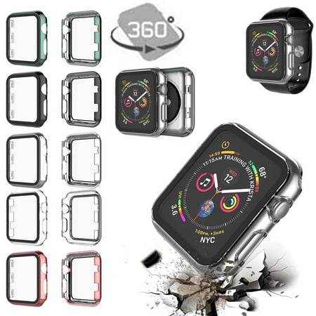 Apple Watch Case for Apple Watch Series 6/5/4/SE [44mm], Takfox with Built-in Screen Protector Shell Slim PC Anti-Scratch Bumper Frame Around Body Protective Cover for iWatch Series 6 5 4 Series Se