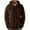 Mens Sweatshirts & Hoodies Brown, variant on S-5X Mens Big & Tall Hoodies with Front Pocket Plus Size Pullover Fleece Sweatshirts Long Sleeve Solid Color Thermal Warm Sherpa Hooded Tops