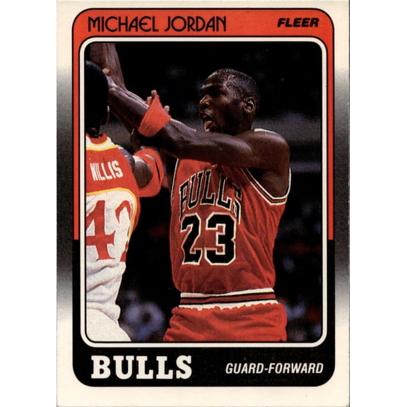 1988 Michael Jordan Fleer #17 Iconic 80s Basketball Card