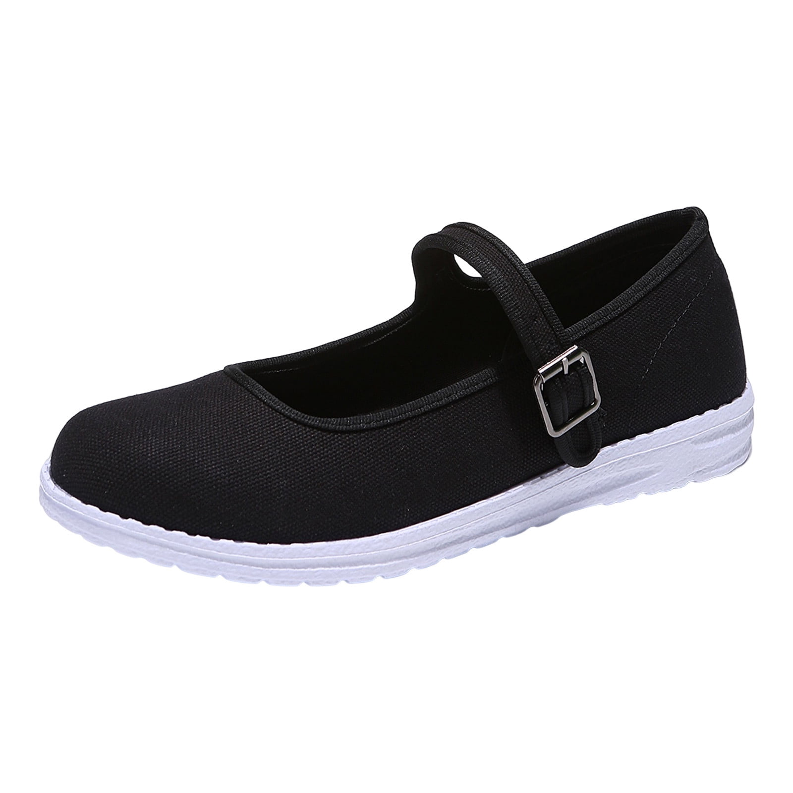Black canvas shoes ladies best sale
