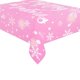 thumbnail image 3 of Mantel de copo de nieve con purpurina rosa ABPHQTO 150x260 cm para decoración de bodas, 3 of 3