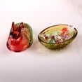 thumbnail image 4 of YWIYIUD 1PC Easter CandyDish Glass Rabbit Jar with Lid Cute Rabbit Cookie Jars Decorative Glass Dish Storage Bowl for Easter Table Decorations Gift Party Supplies 4x4.5inch, 4 of 9
