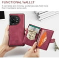 thumbnail image 3 of Case for OnePlus 11 5G,Detachable Magnetic Basic Case Wallet Card Cash Slot Case Cover Functional Kickstand Compatible with OnePlus 11 5G 2023 (Red), 3 of 18
