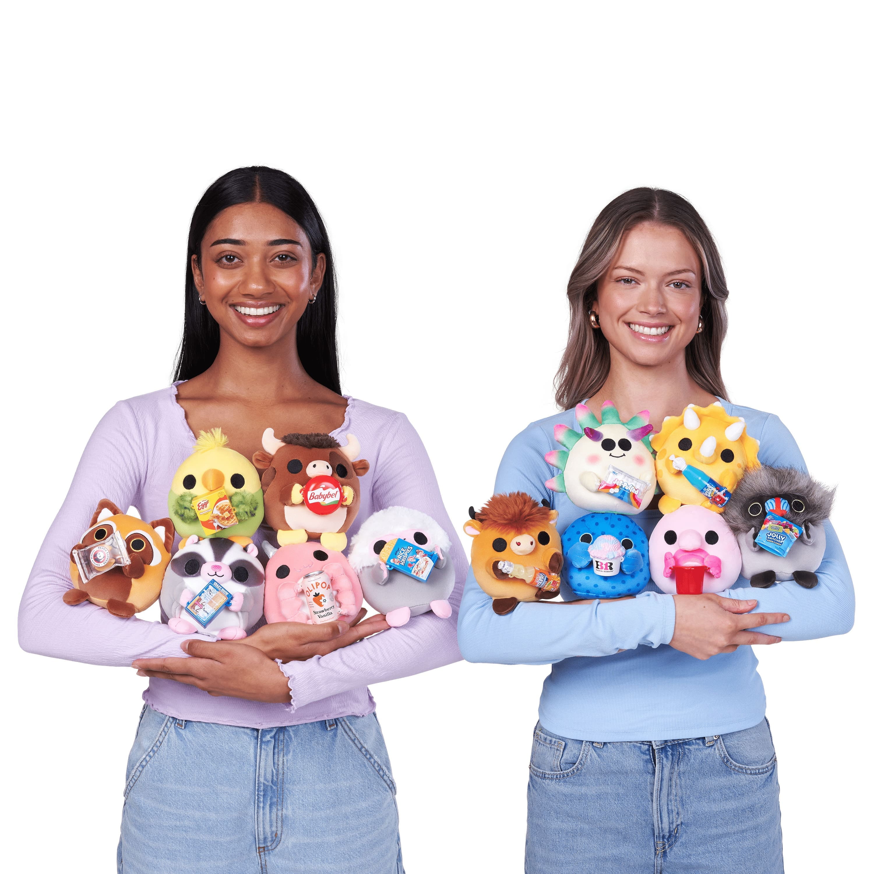 Snackles Peluche série 3 5 pouces sous licence de ZURU, Peluche avec licence accessoires Snack Brand