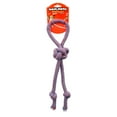 thumbnail image 4 of Mammoth Flossy Chews 18" Extra Double-Tug Cotton-blend Chew Dog Toy with Loop Handle, Asst Colors, 4 of 10
