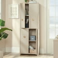 thumbnail image 2 of Sauder Grand Coast Engineered Wood Storage Cabinet in Dove Linen/Off White, 2 of 10