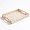 Ivory-Rectangular, variant on 16"x12" Capiz Shell Decorative Serving Tray With Handles