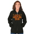 thumbnail image 3 of Deer Hunting Diva Antler Season Zip Hoodie Sweatshirt Women Brisco Brands S, 3 of 5