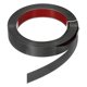 thumbnail image 1 of Acabado de Pared de Metal Uxcell 26.2ft x 0.98" Autoadhesivo de Acero Inoxidable, Negro, 1 of 6