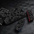 thumbnail image 3 of POBUDS Switch Skin | Sticker Wrap Vinyl Decal | Set Compatible with Nintendo Switch ( Switch Standard, Black Vintage), 3 of 5