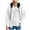 White, variant on Yangnuo Mens Trendy Solid Color Comfy Hooded Jackets Men's Fashionable Solid Color Long Sleeved Hooded Drawstring Pocket Button Jacket