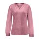 thumbnail image 2 of TaTaai Ladies Elegant Velvet Mesh Splice Long Sleeve V Neck Blouse Solid Color Fashion Dressy Top for Office Commute Daily Wear Soft Breathable Stylish Shirt Gift, 2 of 6