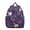 Purple-35, variant on Ethnic Floral Students Backpack - Classic Chic Aesthetic Vibrant Indian Tribal Paisley Design, Comfortable Dual Shoulder Support, Water-Repellent Lightweight Backpack