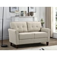 thumbnail image 2 of US Pride Furniture Mcnaboe 54.53'' Linen Flared Arm Loveseat, Beige, 2 of 5