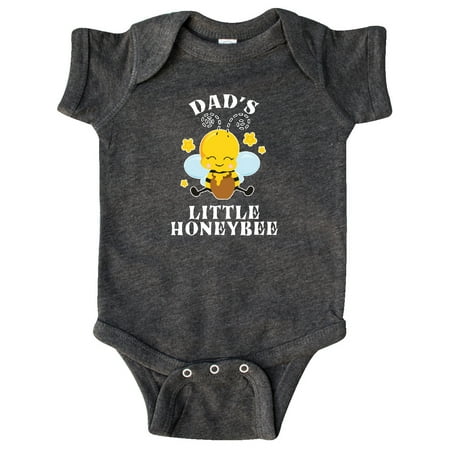 

Inktastic Cute Bee Dad s Little Honeybee with Stars Gift Baby Boy or Baby Girl Bodysuit