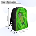 thumbnail image 5 of Rick And Morty Anime Backpack Travel Bag 3d Printing Casual Daypack Multifunctional Backpack, 5 of 8