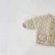 thumbnail image 4 of Chaqueta de algodón con rombos para niños y niñas, abrigo de rayas coreanas de Boutique, ropa de otoño, 0-4 años, 4 of 4