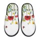 thumbnail image 1 of Fotbe Wild Herbs Pantuflas Peludas para Mujer con Estampado, Zapatillas de Peluche, Zapatos de Invierno para Casa, Uso Interior y Exterior-Large, 1 of 8