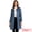 Blue, variant on DARING DIVA Women's Faux Suede Coat Belted Zipper Jacket for Stylish Wear XS Coffee