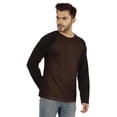 thumbnail image 2 of Inkmeso Men's Regular Fit Round Neck Shirt Solid Raglan Long Sleeve T-Shirts, 2 of 7