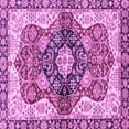 thumbnail image 1 of Ahgly Company Indoor Square Persian Purple Traditional Area Rugs, 6' Square, 1 of 4