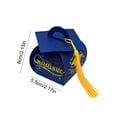 thumbnail image 3 of Yhmxh Graduation Cap Shaped Candy Favor Boxes with Tassels, Gift Treat Boxes for Graduation Party, Grad Ceremony Decor, Chocolate Cookie Candy Packaging and Graduation Table Centerpiece Decorations, 3 of 6