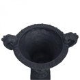 thumbnail image 6 of Delphine Urn Planter Black Magnesium Oxide Roman Style with Drainage Hole Indoor Outdoor Multi-Purpose Faux-Stone Planter No Assembly, 6 of 8