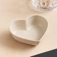thumbnail image 2 of Dessert Dish Heart-shaped Stackable Drop Resistant Washable Sound Construction Pack Food Anti-deform Seasoning Plate for Dining Room, 2 of 2