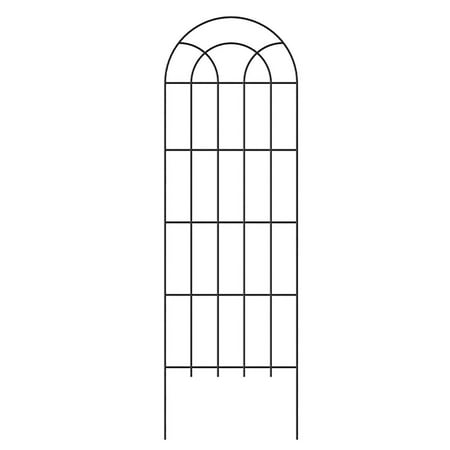 Trellis: Panacea 72" Garden Trellis: Black