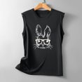 thumbnail image 5 of DailyTrove Women's Bunny Ear Graphic Tank Top - Cotton-Blend Casual Summer & Daily Wear, Cute for Outings, 5 of 5