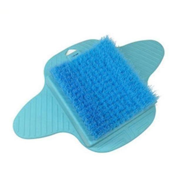 Cepillo para masaje de pies HUOGUO, plástico, baño y ducha, azul