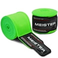 thumbnail image 1 of Meister Adult 180" Semi-Elastic Hand Wraps for MMA & Boxing (Pair) - Neon Green, 1 of 3