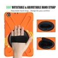 thumbnail image 4 of Galaxy Tab A 8.0 Case 2019, SM-T290/T295 Case, [Hand Strap] 360 Degree Rotating Kickstand Full-Body Impact Resistant Cover for Samsung Galaxy Tab A 8.0 Inch 2019 (SM-T290 /SM-T295),Orange, 4 of 8