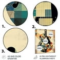 thumbnail image 3 of Designart "Cubist Interpretation of a Guitar" Music Metal Art Living Room, 3 of 5